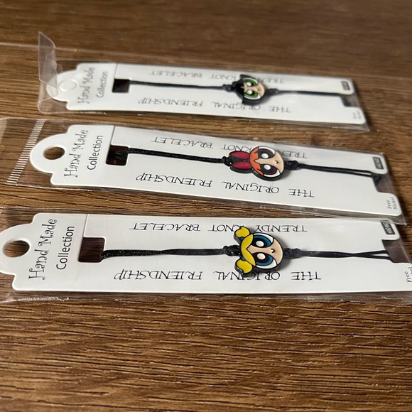 NEW POWER PUFF GIRLS- Adjustable String Bracelets-CHOOSE YOUR FAV - Picture 6 of 10